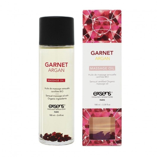 Органическое массажное масло GARNET ARGAN - 100 мл. - Exsens - купить с доставкой в Находке