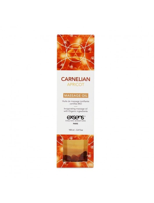 Органическое массажное масло CARNELIAN APRICOT - 100 мл. - Exsens - купить с доставкой в Находке