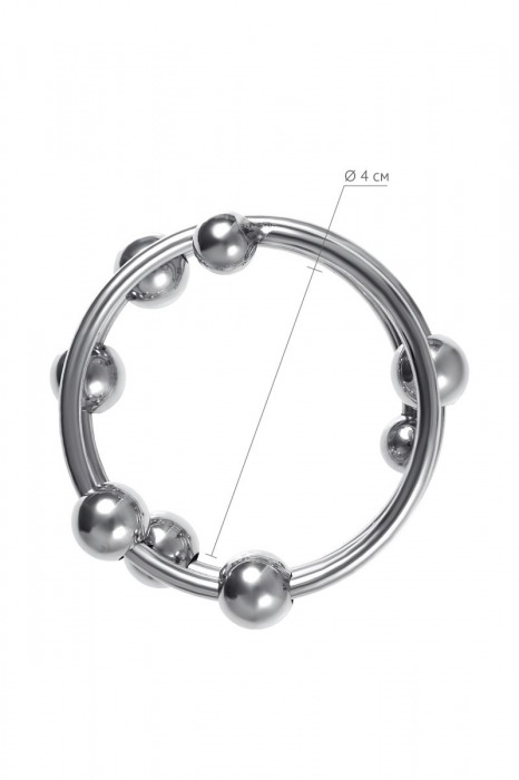 Большое металлическое кольцо под головку пениса - ToyFa - купить с доставкой в Находке