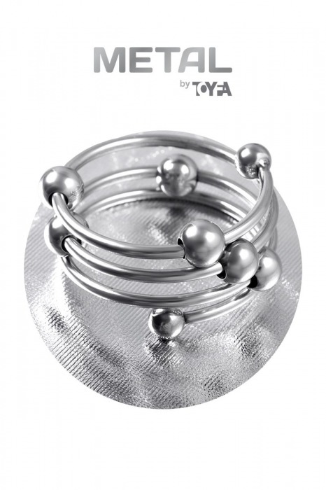 Большое металлическое кольцо под головку пениса - ToyFa - купить с доставкой в Находке