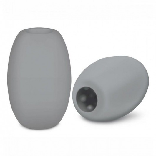 Серый двусторонний мастурбатор MINI BUBBLE - Zolo - в Находке купить с доставкой