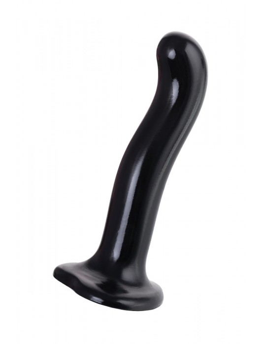 Черный стимулятор для пар P G-Spot Dildo Size M - 18 см. - Strap-on-me - в Находке купить с доставкой