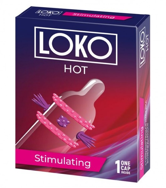Стимулирующая насадка на пенис LOKO HOT с возбуждающим эффектом - Sitabella - в Находке купить с доставкой