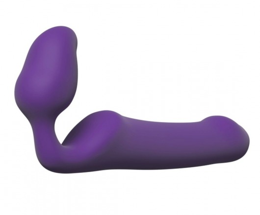Фиолетовый безремневой страпон Queens L - Adrien Lastic - купить с доставкой в Находке