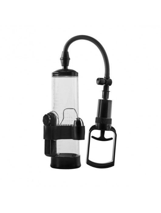 Прозрачная вакуумная помпа с вибрацией Vibrating Penis Pump - Dream Toys - в Находке купить с доставкой