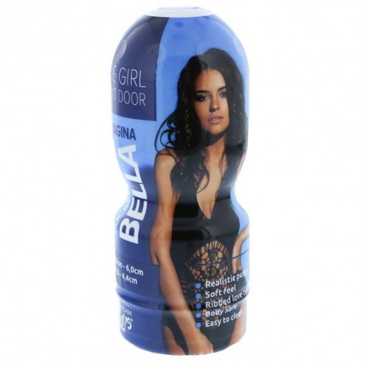 Телесный мастурбатор-вагина в тубе Bella - Dream Toys - в Находке купить с доставкой