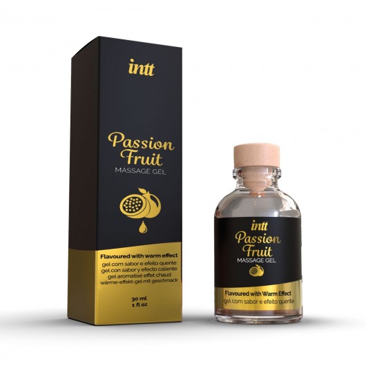 Массажный гель с ароматом маракуйи Passion Fruit - 30 мл. - INTT - купить с доставкой в Находке