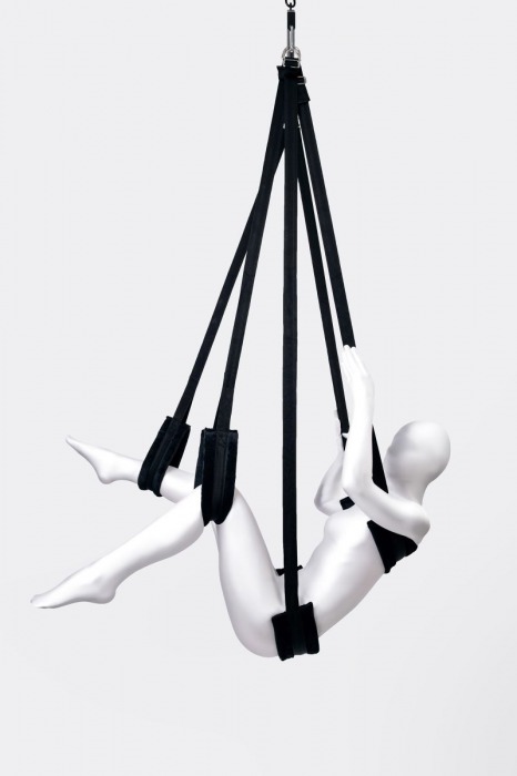 Черные секс-качели Anonymo №0503 - ToyFa - купить с доставкой в Находке