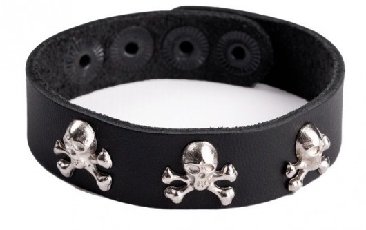 Кожаный браслет  Веселый Роджер - Sitabella купить с доставкой