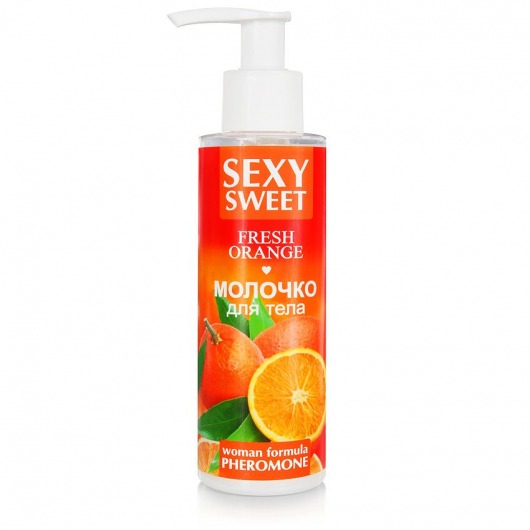 Молочко для тела с феромонами и ароматом апельсина Sexy Sweet Fresh Orange - 150 гр. -  - Магазин феромонов в Находке