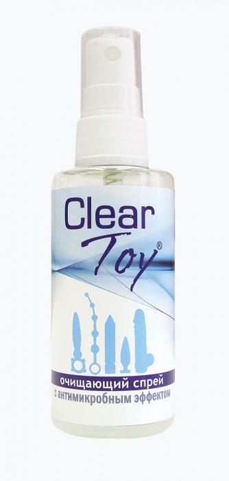 Очищающий спрей Clear Toy с антимикробным эффектом - 100 мл. - Биоритм - купить с доставкой в Находке