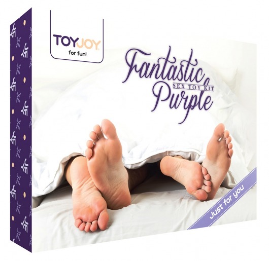 Эротический набор FANTASTIC PURPLE SEX TOY KIT - Toy Joy - купить с доставкой в Находке