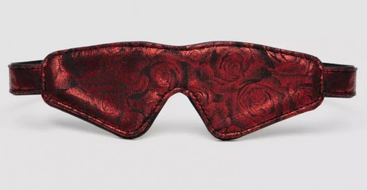 Двусторонняя красно-черная маска на глаза Reversible Faux Leather Blindfold - Fifty Shades of Grey - купить с доставкой в Находке