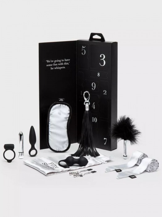 Эротический набор Pleasure Overload 10 Days of Play Gift Set - Fifty Shades of Grey - купить с доставкой в Находке