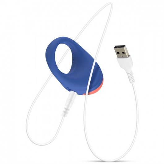 Синее эрекционное кольцо RRRING Dinner Date Cock Ring - FeelzToys - в Находке купить с доставкой