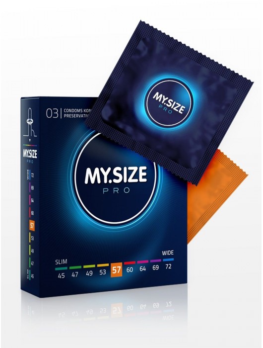 Презервативы MY.SIZE размер 57 - 3 шт. - My.Size - купить с доставкой в Находке