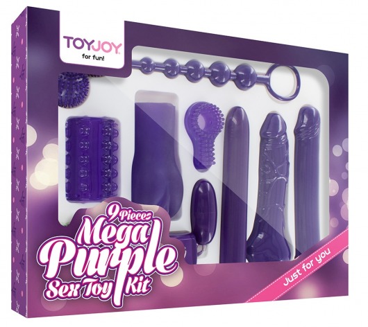 Эротический набор Toy Joy Mega Purple - Toy Joy - купить с доставкой в Находке