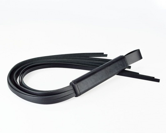 Черная кожаная плеть  Клео  - 60 см. - Sitabella - купить с доставкой в Находке