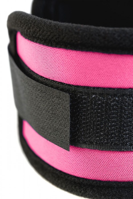 Оковы на ноги из неопрена розового цвета - ToyFa - купить с доставкой в Находке