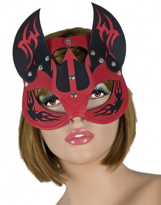 Маска дьяволицы с рожками - LOVETOY (А-Полимер) - купить с доставкой в Находке