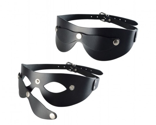 Черная кожаная маска  Новичок - Sitabella - купить с доставкой в Находке