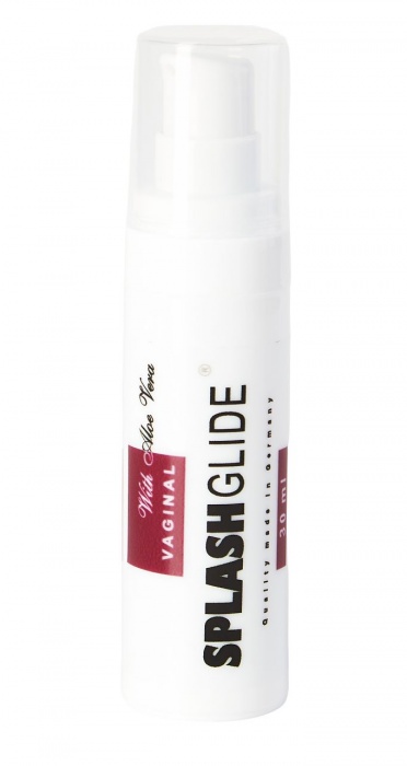 Ухаживающий лубрикант на водной основе Splashglide Vaginal With Aloe Vera - 30 мл. - Splashglide - купить с доставкой в Находке