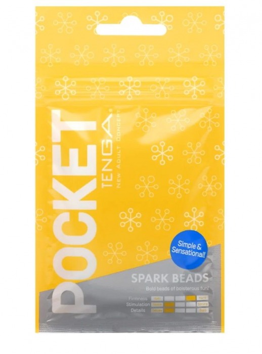 Карманный мастурбатор Spark Beads - Tenga - в Находке купить с доставкой