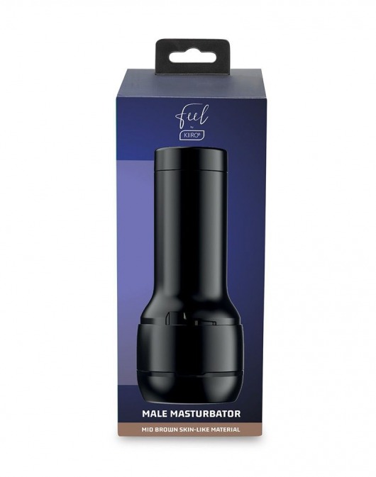 Коричневый мастурбатор-вагина Feel Stroker - Kiiroo - в Находке купить с доставкой