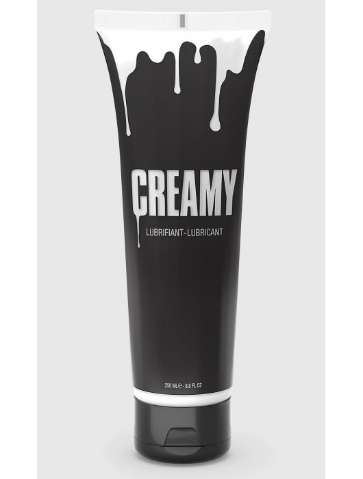 Смазка на водной основе Creamy с консистенцией спермы - 250 мл. - Strap-on-me - купить с доставкой в Находке