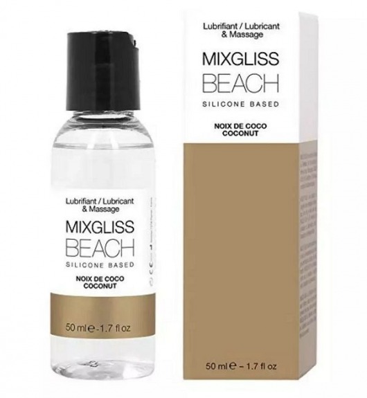 Смазка на силиконовой основе Mixgliss Beach - 50 мл. - Mixgliss - купить с доставкой в Находке