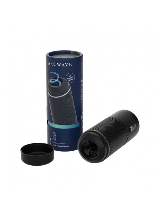 Черный мастурбатор с контролем всасывания Arcwave Pow Stroker - Arcwave - в Находке купить с доставкой