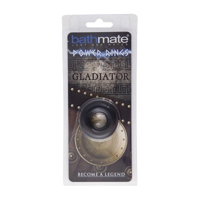 Чёрное эрекционное кольцо Gladiator - Bathmate - в Находке купить с доставкой