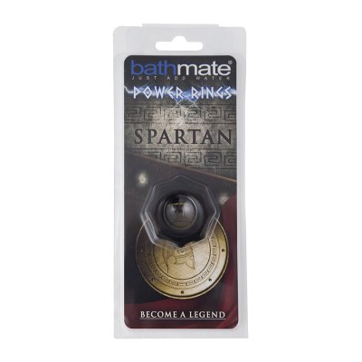 Чёрное эрекционное кольцо Spartan - Bathmate - в Находке купить с доставкой