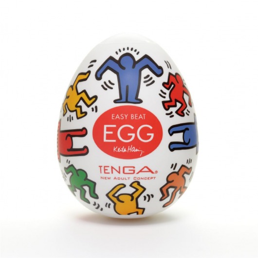 Мастурбатор-яйцо Keith Haring EGG DANCE - Tenga - в Находке купить с доставкой
