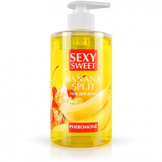Гель для душа Sexy Sweet Banana Split с ароматом банана и феромонами - 430 мл. -  - Магазин феромонов в Находке
