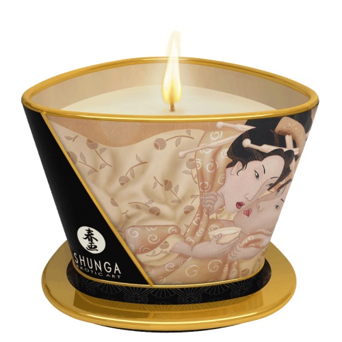 Массажная свеча Vanilla Fetish с ароматом ванили - 170 мл. - Shunga - купить с доставкой в Находке
