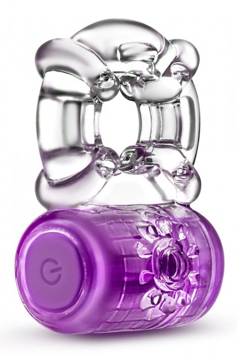 Фиолетовое эрекционное виброкольцо One Night Stand Vibrating C-Ring - Blush Novelties - в Находке купить с доставкой