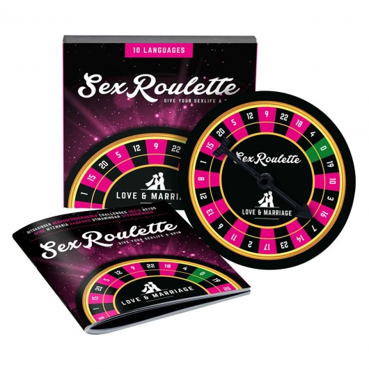 Настольная игра-рулетка Sex Roulette Love   Marriage - Tease&Please - купить с доставкой в Находке