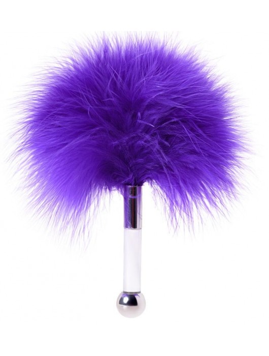 Фиолетовая пуховая щекоталка - ToyFa - купить с доставкой в Находке