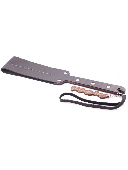 Гладкий мягкий удлиненный пэддл с заклепками - 32 см. - Crazy Handmade - купить с доставкой в Находке