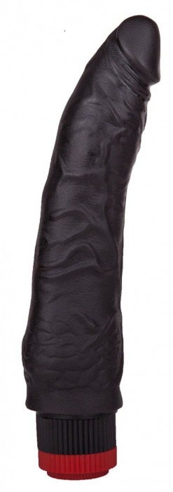 Чёрный вибратор-реалистик без мошонки - 17,5 см. - LOVETOY (А-Полимер)