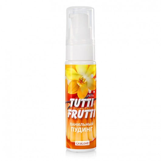 Интимный гель на водной основе Tutti-Frutti  Ванильный пудинг  - 30 гр. - Биоритм - купить с доставкой в Находке