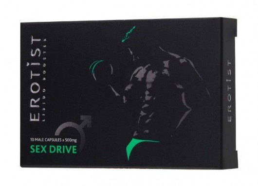 Капсулы для мужчин для повышения либидо Erotist SEX DRIVE - 10 капсул (500 мг.) - Erotist Libido Booster - купить с доставкой в Находке