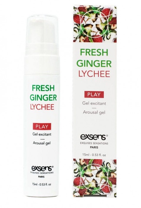 Возбуждающий гель Fresh Ginger Lychee Arousal Gel - 15 мл. - Exsens - купить с доставкой в Находке