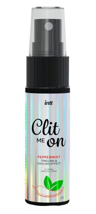 Клиторальный возбуждающий спрей Clit Me On Peppermint - 12 мл. - INTT - купить с доставкой в Находке