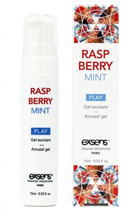 Возбуждающий гель Raspberry Mint с ароматом малины и мяты - 15 мл. - Exsens - купить с доставкой в Находке