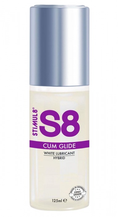 Гибридный лубрикант S8 Hybrid Cum Glide с консистенцией спермы - 125 мл. - Stimul8 - купить с доставкой в Находке
