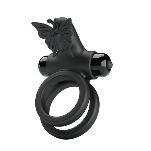 Черное эрекционное виброкольцо Passionate Ring IX - Baile - в Находке купить с доставкой