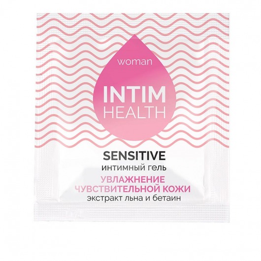 Саше интимного геля на водной основе Intim Health Sensitive - 3 гр. - Биоритм - купить с доставкой в Находке