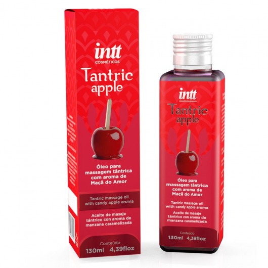 Массажное масло Tantric Apple с ароматом яблока - 130 мл. - INTT - купить с доставкой в Находке